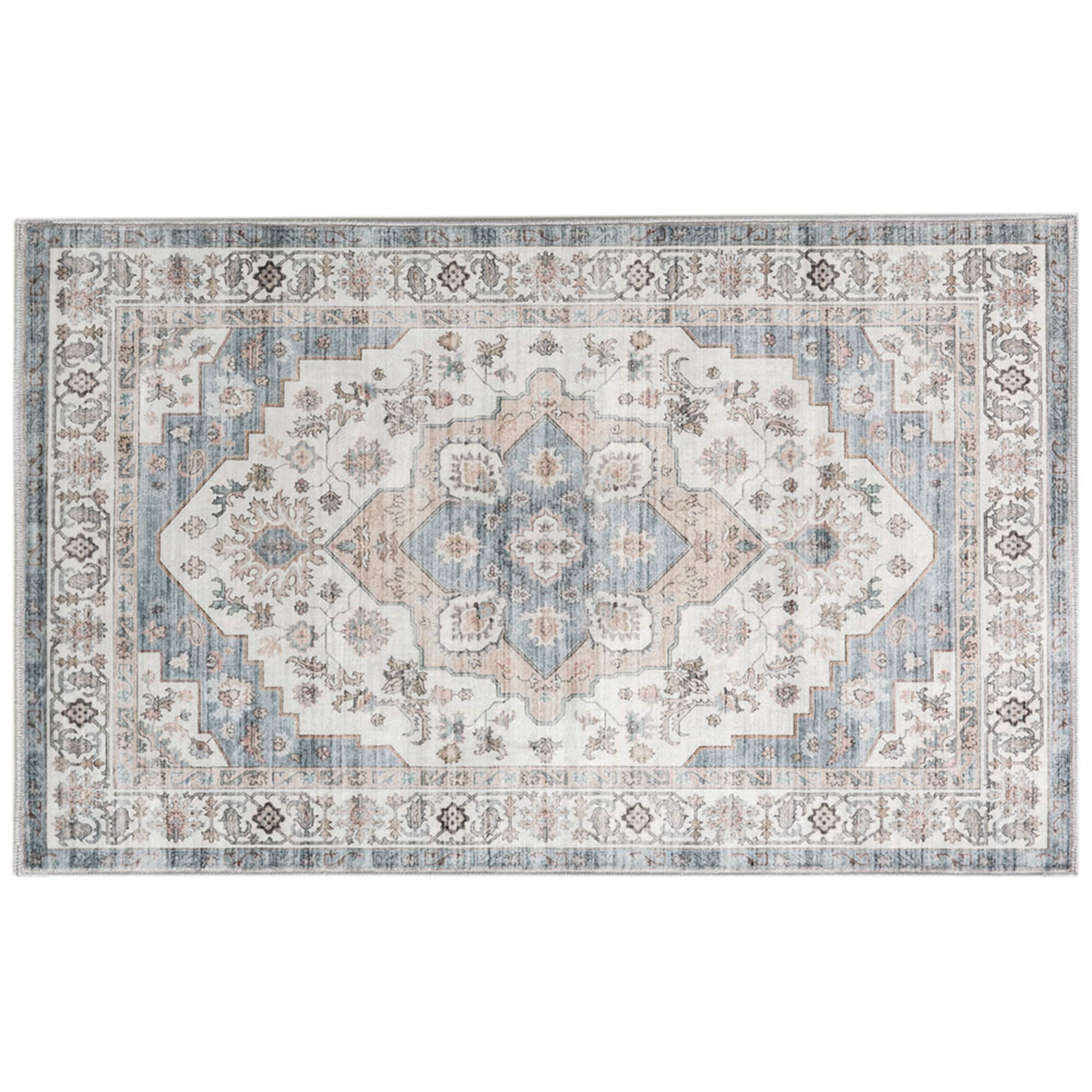 Vintage Border Washable Rug by Ashland